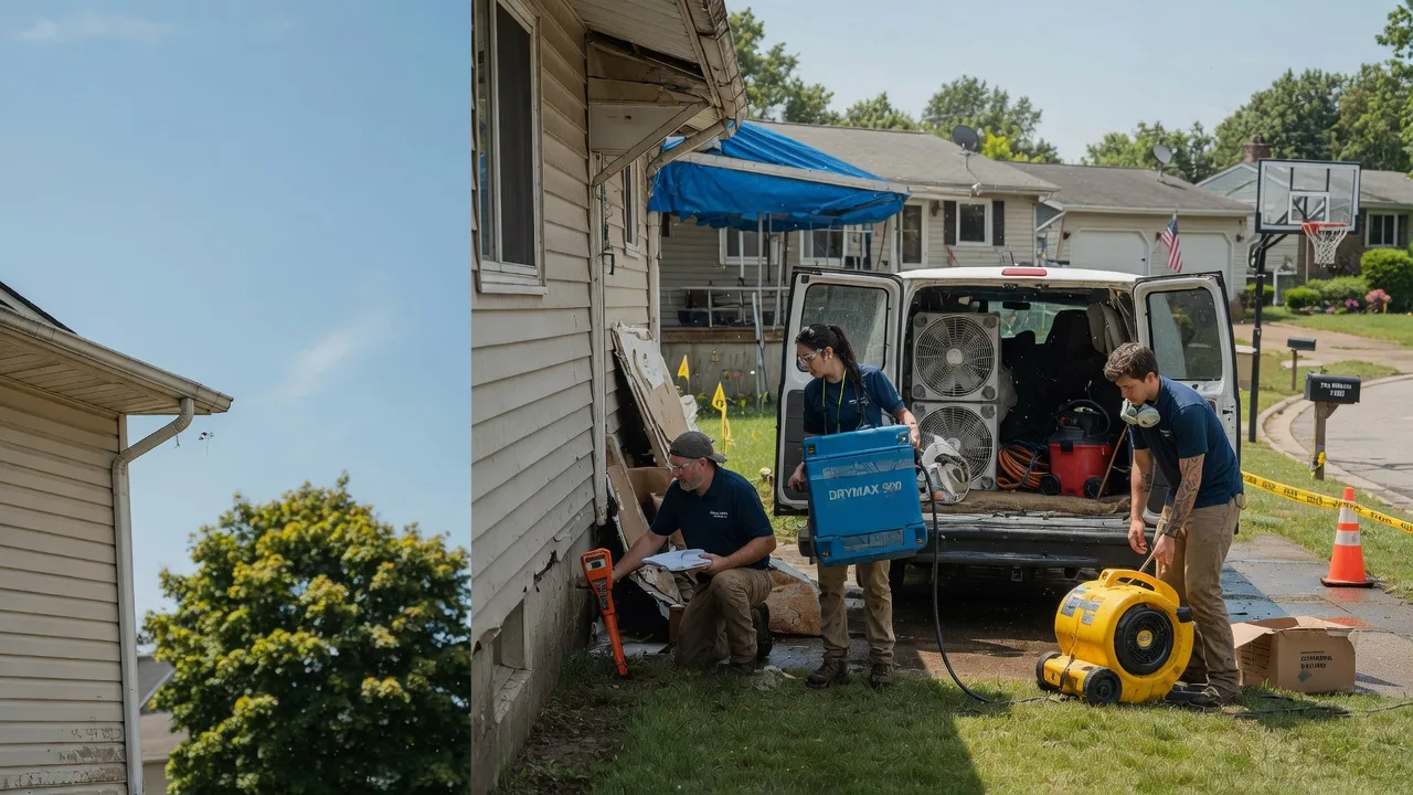 Ceiling Leak Cleanup in Lime Ridge, WI near me