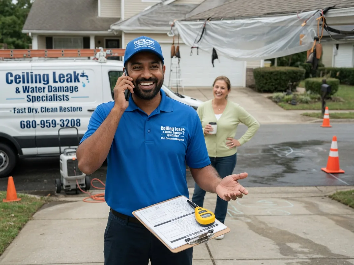 Ceiling Leak Cleanup Lime Ridge, WI FAQs